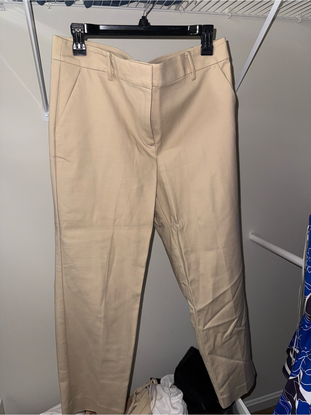 LOFT Beige Straight Leg Pants